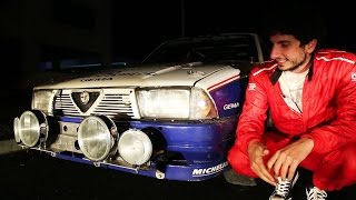 My first Rally with an Alfa 75 Rothmans - Davide Cironi Drive Experience (SUBS)