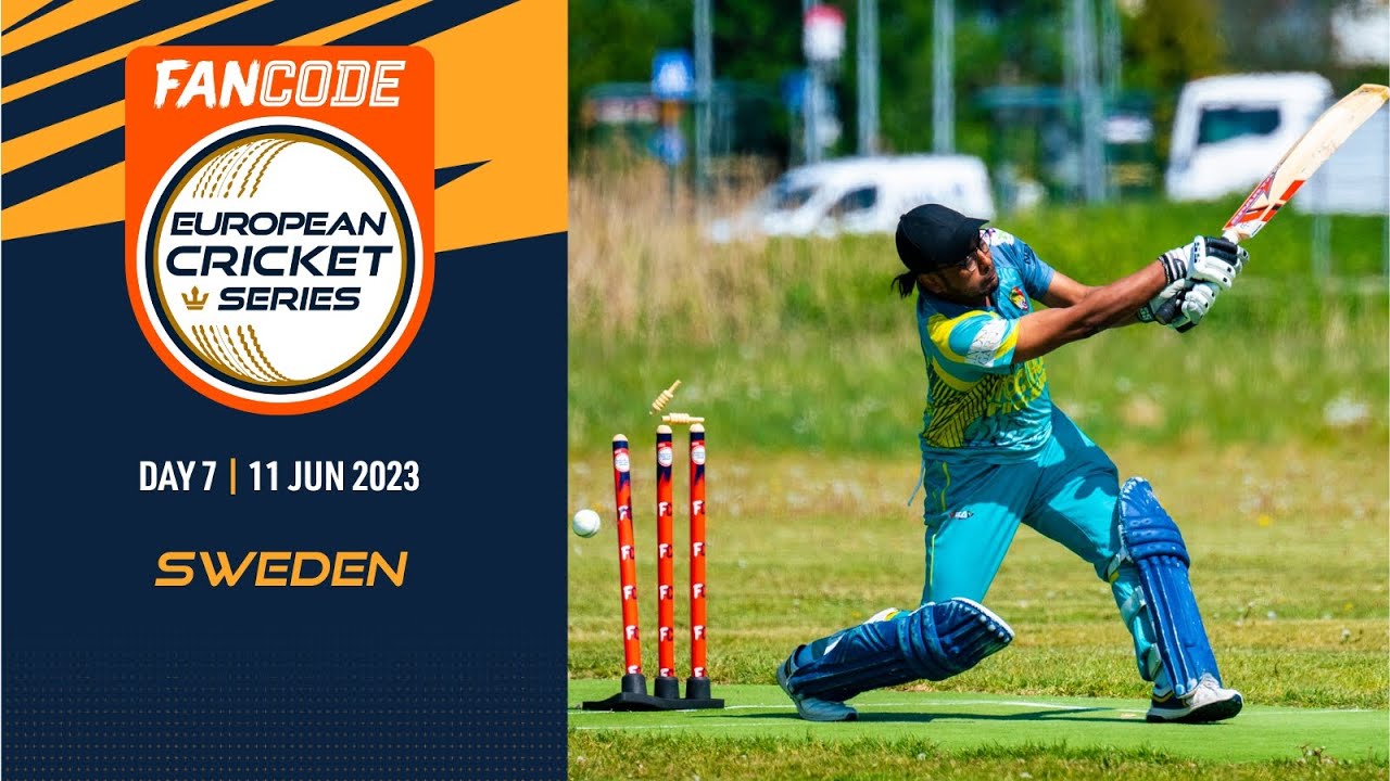 🔴 FanCode ECS Sweden, 2023 Day 7 T10 Live Cricket European