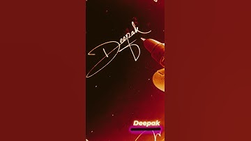 D signature style Deepak name #youtube #creative #shorts #sign #trendingshorts