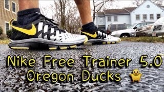 nike free trainer 5.0 oregon ducks