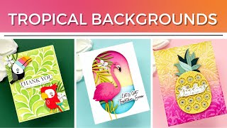 TROPICAL BACKGROUNDS: Spellbinders May 2024 Clubs