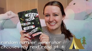 random number generator chooses my next read pt. 4 🏕️ || READING VLOG [non-spoiler]
