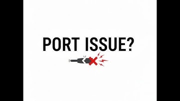 How to solve port issue ?