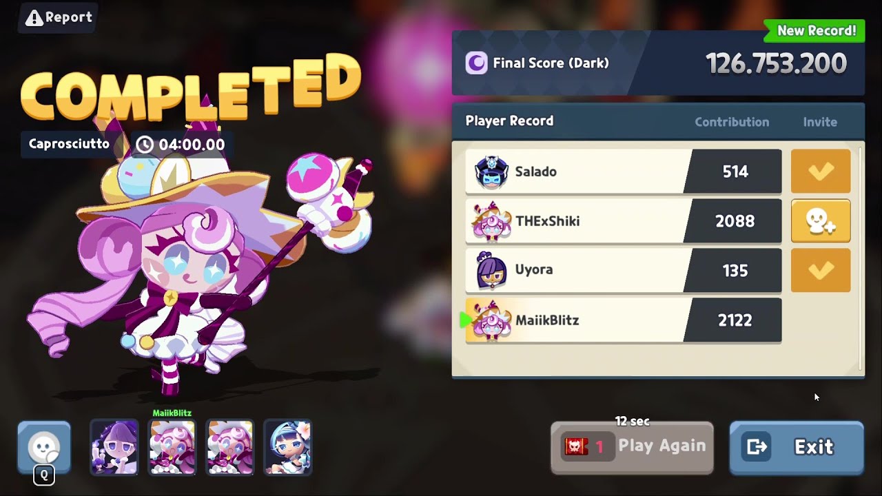 CookieRun Tower of Adventures | Champion Raids | 126.7M Dark Team