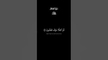 سورة التكاثر [الشيخ احمد العجمي]