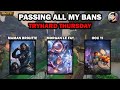 I passed all my bans this tryhard thursday