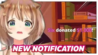 Six madlad unlock the third $1000 Risu's donations notification sounds