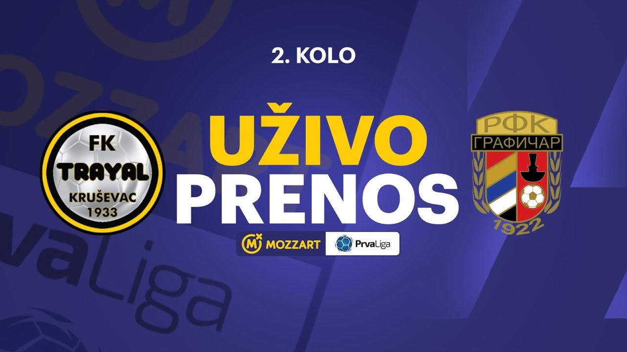 TRAYAL - GRAFIČAR Mozzart Bet Prva liga Srbije 2. Kolo