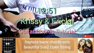 12:51 Krissy and Ericka Guitar Tutorial - Beautiful Open Chords Sustain2