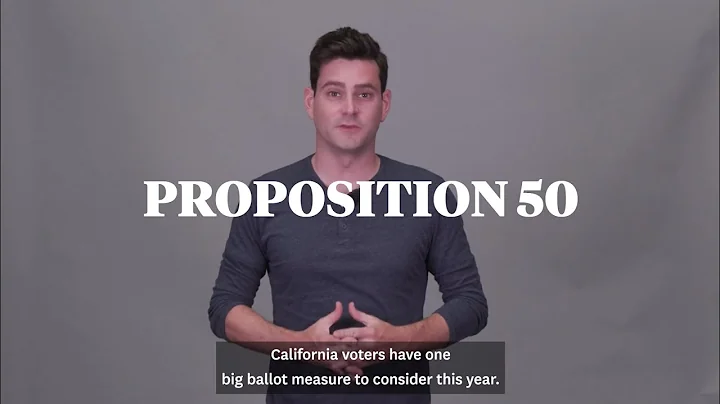 California Prop 50 explained