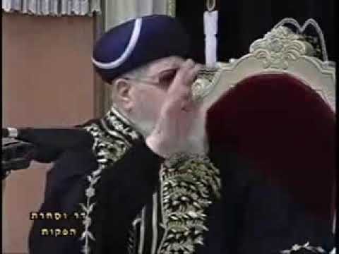 הרב עובדיה יוסף זצוק"ל מספר על גדולתו של הבבא סאלי