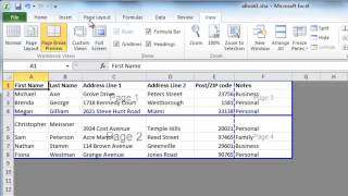 How to Remove Excel 2010 page breaks