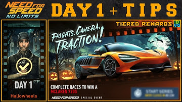 NFS No Limits | McLaren 720S - Frights, Camera, Traction! | Day 1 + TIPS