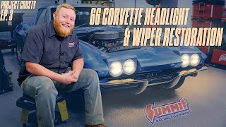 Barn Find 1966 Corvette: Headlight Motor Upgrade & Modern Windshield Wiper Conversion