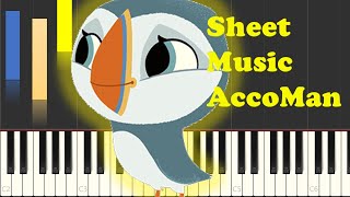 How To Play Puffin Rock Theme Song (Sheet Music)
