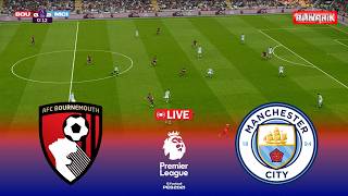 🔴Bournemouth vs Manchester City - Premier League 2026 EPL | Pes 21 Simulation Video Game