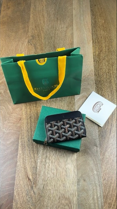 GOYARD MINI WALLET UNBOXING  Matignon mini, first impressions, faure le  page comparison 