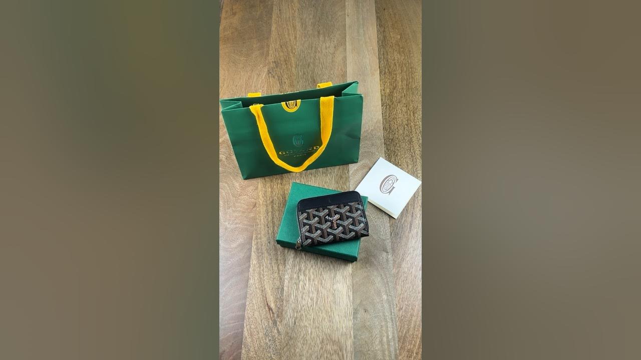 UNBOXING GOYARD MATIGNON MINI WALLET 💚💛💚 