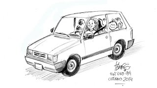 desenhando #fiatuno #unomille #carrorebaixado #desenhista #desenhoam