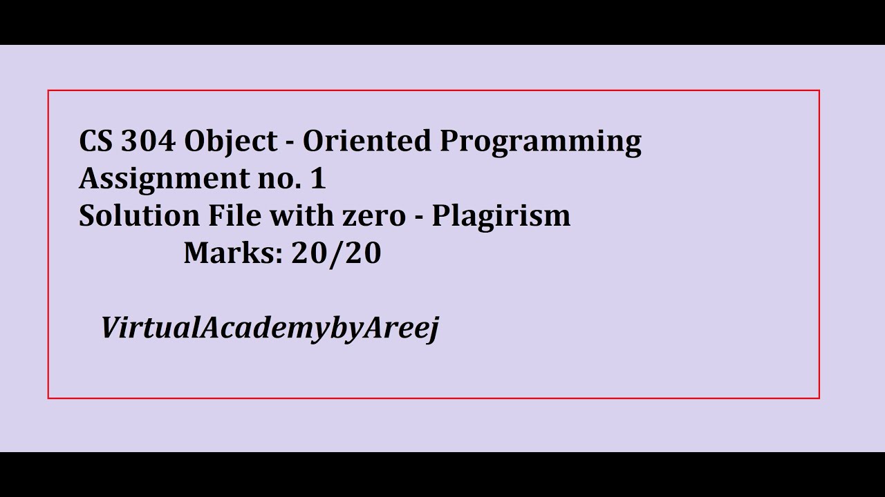 CS 304 Assignment 1 Solution Fall 2025 | Complete Solution with zero ...