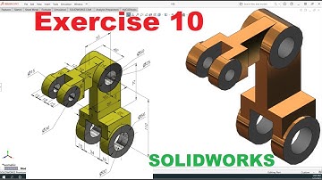 SOLIDWORKS 3D. Thực hành vẽ khối 3D trong Solidworks (P10)/ KhanhNV Channel