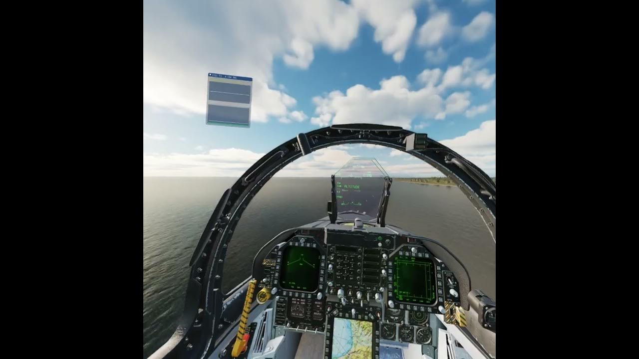 Digital Combat Simulator F18 FPS and Stress Test Quest 2 VR YouTube