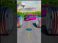 McQueen Bollard Crush - BeamNG.drive #duet #shorts #gaming