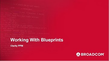Clarity - Working With Blueprints