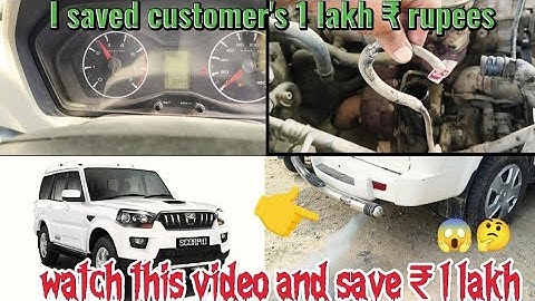 Mahindra Scorpio Fault code P0299 | Scorpio pickup problem | Mahindra Scorpio Smoke problem solved✅