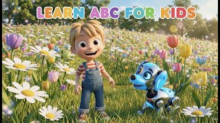Learn Abc For Kids 3D Animation With Apple, Balloon & Cat Fun Alphabet Learning