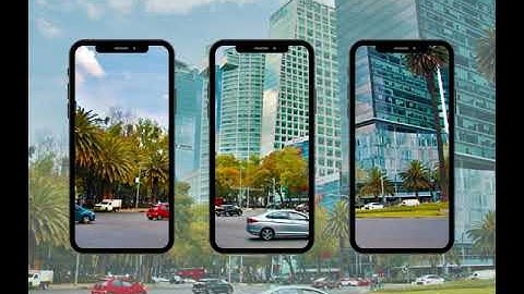 A video playing on multiple frames by using canva.com