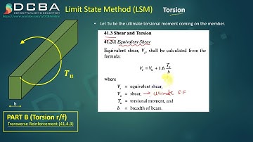 Les 27 - Torsiewapening in het ontwerp van balken - IS 456:2000
