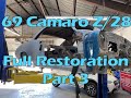 69 Camaro Z28 in Le Mans Blue Full Restoration Series Part 3 - Sub-Frame & Suspension Removal