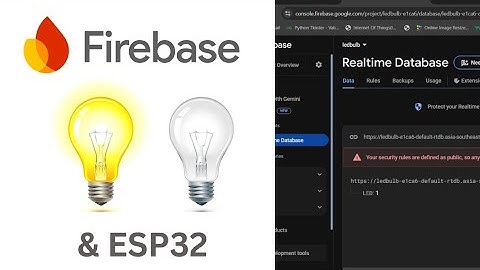 Kontrol LED dengan Firebase & ESP32 | Tutorial Proyek IoT