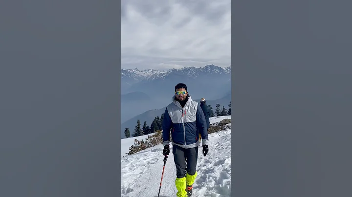 Best snow trek in india #kedarkantha #wintertrek #snow #travel #uttarakhandheaven #india #trending