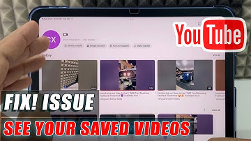 how to see youtube saved videos on ipad?