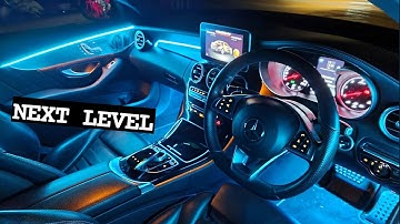 Upgraded! Mercedes Benz C Class W205 Full Ambient Light Install | RGB LED Car Interior | Car Ambient