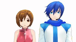 [MMD] Meiko & Kaito - Tsugai Kogarashi (lip sync work   lip motion download)
