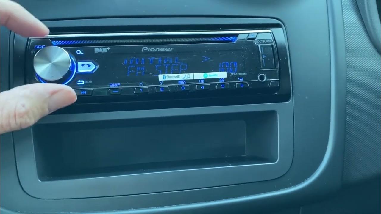 FASTEST INSTRUCTIONS! Pioneer factory reset reset language or Bluetooth  DEH-X7800DAB￼ car radio 