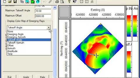 2D ray modeling | Using OMNI 3D software for Seismic survey designing