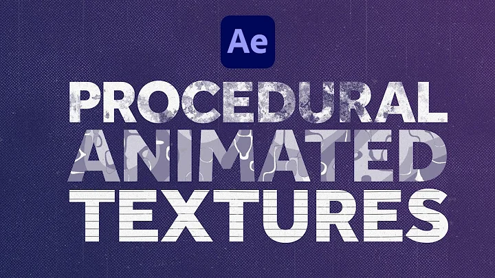 Procedural Animated Textures | After Effects Tutorial