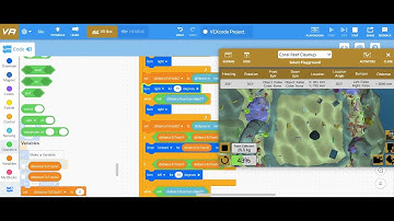 Coral Reef clean-up VexCode VR.