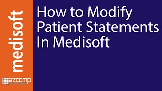 Medisoft - How to Adjust Statements to Sort By Date of Service