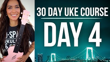 DAY 4 - 30 Day Uke Course - FINGERPICKING Hallelujah Leonard Cohen