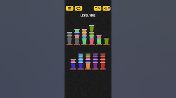 Cup Sort Puzzle Level 1062 = Water Sort Puzzle Level 1062 = Ball Sort Puzzle Level 1062 All the same