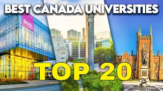 20 Best Universities in Canada