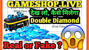 Gameshop.Live New Double Diamond Website - Gameshop.Live Real/Fake ? Codashop Double Diamond Website