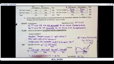 AP Stats Lesson 11.2 Part 2