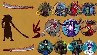 Shadow Fight 2 || Composite Sword vs ALL BOSSES UNDERWORLD [ Android Gameplay ]
