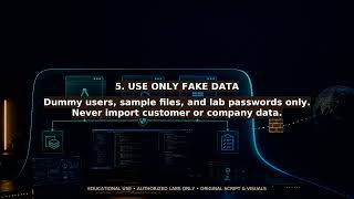     Building a Safe Offensive-Security Lab